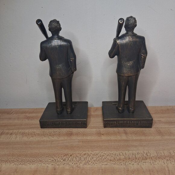 Carl E. Stotz Statue Lot of 2 Little League Baseball Founder Memorabilia Vintage - Picture 2 of 4